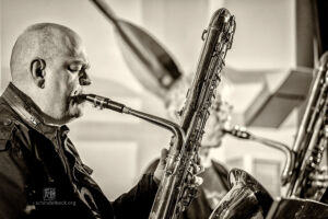 Deep Schrott (Dirk Raulf, Andreas Kaling, Jan Klare, Wollie Kaiser) - Photo: Frank Schindelbeck Jazzfotografie