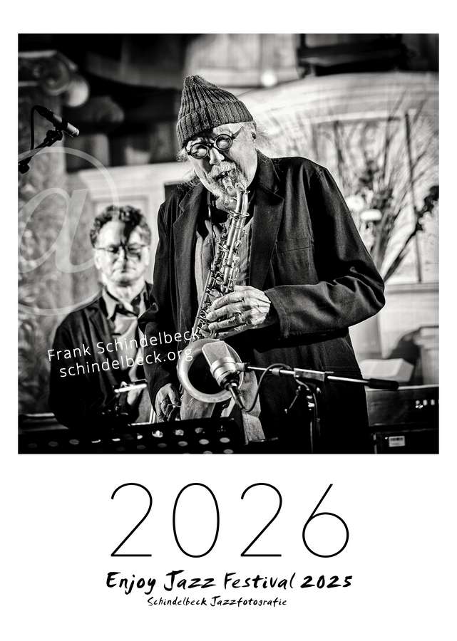 Jazzkalender 2026 - Enjoy Jazz Festival - Frank Schindelbeck Jazzfotografie - Titel