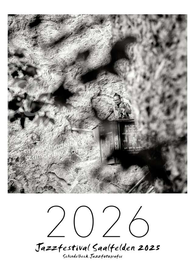 Jazzkalender 2026 - Jazzfestival Saalfelden - Frank Schindelbeck Jazzfotografie - Titel