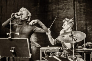 Jelena Kuljic, Christian Lillinger - Photo: Frank Schindelbeck