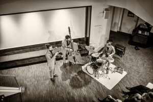 Mario Rom's Interzone / Kranzelbinder / Pirker - by Frank Schindelbeck Jazzfotografie