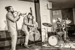 Mario Rom's Interzone / Kranzelbinder / Pirker - by Frank Schindelbeck Jazzfotografie