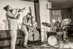 Mario Rom's Interzone / Kranzelbinder / Pirker - by Frank Schindelbeck Jazzfotografie