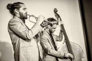 Mario Rom's Interzone / Kranzelbinder / Pirker - by Frank Schindelbeck Jazzfotografie