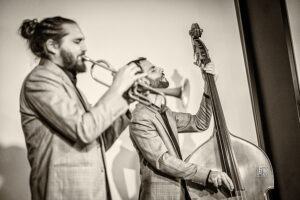 Mario Rom's Interzone / Kranzelbinder / Pirker - by Frank Schindelbeck Jazzfotografie