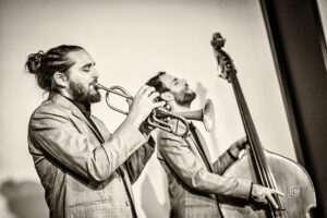 Mario Rom's Interzone / Kranzelbinder / Pirker - by Frank Schindelbeck Jazzfotografie