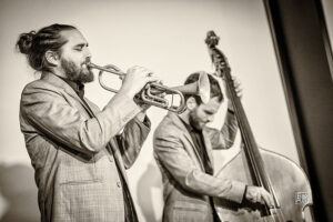 Mario Rom's Interzone / Kranzelbinder / Pirker - by Frank Schindelbeck Jazzfotografie