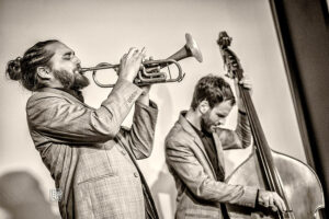 Mario Rom's Interzone / Kranzelbinder / Pirker - by Frank Schindelbeck Jazzfotografie