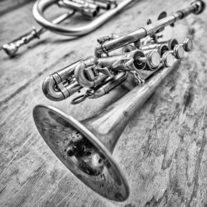 Valentin Garvie's trumpet - Sebastian Gramss - States of Play - Photo: Schindelbeck