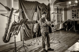 Deep Schrott (Dirk Raulf, Andreas Kaling, Jan Klare, Wollie Kaiser) - Photo: Frank Schindelbeck Jazzfotografie