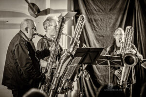Deep Schrott (Dirk Raulf, Andreas Kaling, Jan Klare, Wollie Kaiser) - Photo: Frank Schindelbeck Jazzfotografie