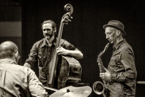 Eskelin / Weber / Griener @ Just Music Festival 2018 / Photo: Schindelbeck