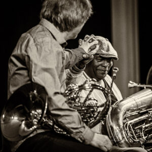 Jon Sass & Arkady Shilkloper - Photo by Frank Schindelbeck