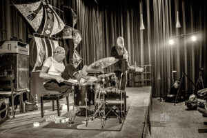 Hans Bennink and Peter Broetzmann @ Freejazz Festival 2018 in Saarbruecken / Photo: Schindelbeck