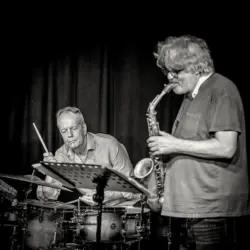 Tim Berne + Tom Rainey - Foto: Frank Schindelbeck Jazzfotografie