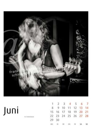 Jazzkalender 2026 - Frank Schindelbeck Jazzfotografie - Version 4 - Juni