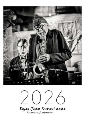 Jazzkalender 2026 - Enjoy Jazz Festival - Frank Schindelbeck Jazzfotografie - Titel
