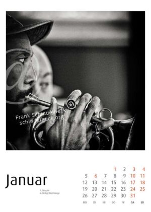 Jazzkalender 2026 - Enjoy Jazz Festival - Frank Schindelbeck Jazzfotografie - Januar