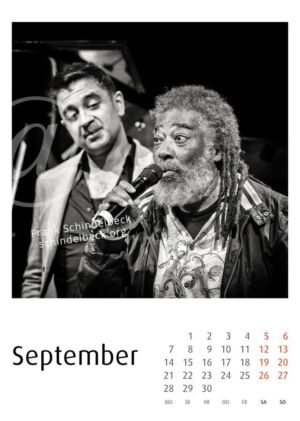 Jazzkalender 2026 - Moers Festival - Frank Schindelbeck Jazzfotografie - September