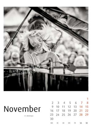Jazzkalender 2026 - Moers Festival - Frank Schindelbeck Jazzfotografie - November
