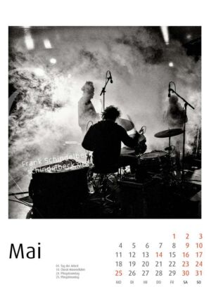Jazzkalender 2026 - Moers Festival - Frank Schindelbeck Jazzfotografie - Mai