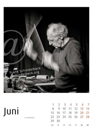 Jazzkalender 2026 - Rein-Main- Edition - Frank Schindelbeck Jazzfotografie - Juni