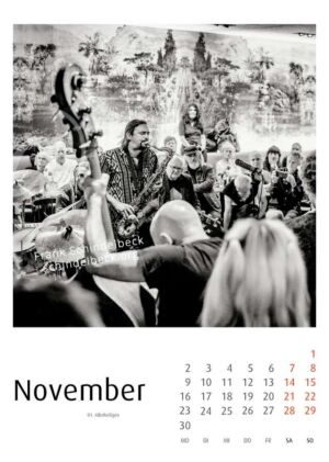 Jazzkalender 2026 - Jazzfestival Saalfelden - Frank Schindelbeck Jazzfotografie - November