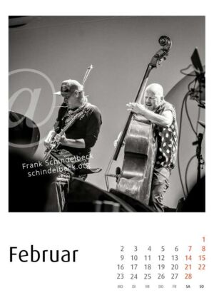 Jazzkalender 2026 - Jazzfestival Saalfelden - Frank Schindelbeck Jazzfotografie - Februar
