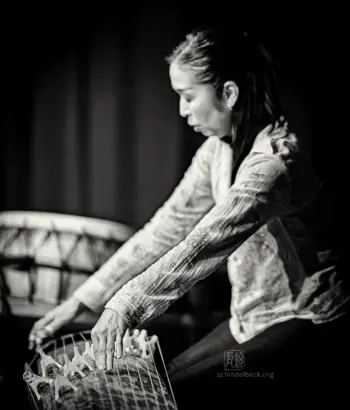 Naoko Kikuchi, Taiko Saito, Niko Meinhold, Koto Koko Trio - Fotografie: Frank Schindelbeck Jazzfotografie