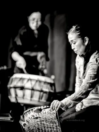 Naoko Kikuchi, Taiko Saito, Niko Meinhold, Koto Koko Trio - Fotografie: Frank Schindelbeck Jazzfotografie
