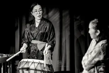 Naoko Kikuchi, Taiko Saito, Niko Meinhold, Koto Koko Trio - Fotografie: Frank Schindelbeck Jazzfotografie