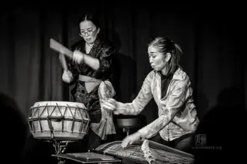 Naoko Kikuchi, Taiko Saito, Niko Meinhold, Koto Koko Trio - Fotografie: Frank Schindelbeck Jazzfotografie