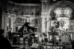 Charles Lloyd Sky Quartet mit Jason Moran, Larry Grenadier und Kweku Sumbry - Enjoy Jazz Christuskirche Mannheim 2511 - Frank Schindelbeck Jazzfotografie