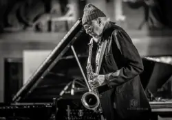 Charles Lloyd Sky Quartet mit Jason Moran, Larry Grenadier und Kweku Sumbry - Enjoy Jazz Christuskirche Mannheim 2511 - Frank Schindelbeck Jazzfotografie