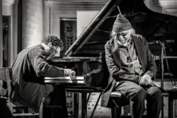 Charles Lloyd Sky Quartet mit Jason Moran, Larry Grenadier und Kweku Sumbry - Enjoy Jazz Christuskirche Mannheim 2511 - Frank Schindelbeck Jazzfotografie