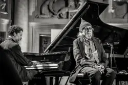 Charles Lloyd Sky Quartet mit Jason Moran, Larry Grenadier und Kweku Sumbry - Enjoy Jazz Christuskirche Mannheim 2511 - Frank Schindelbeck Jazzfotografie