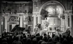 Charles Lloyd Sky Quartet mit Jason Moran, Larry Grenadier und Kweku Sumbry - Enjoy Jazz Christuskirche Mannheim 2511 - Frank Schindelbeck Jazzfotografie