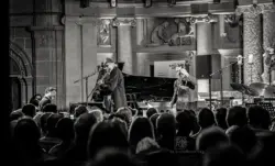 Charles Lloyd Sky Quartet mit Jason Moran, Larry Grenadier und Kweku Sumbry - Enjoy Jazz Christuskirche Mannheim 2511 - Frank Schindelbeck Jazzfotografie