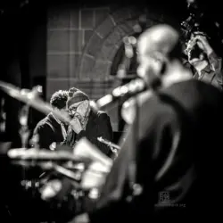 Charles Lloyd Sky Quartet mit Jason Moran, Larry Grenadier und Kweku Sumbry - Enjoy Jazz Christuskirche Mannheim 2511 - Frank Schindelbeck Jazzfotografie
