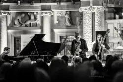 Charles Lloyd Sky Quartet mit Jason Moran, Larry Grenadier und Kweku Sumbry - Enjoy Jazz Christuskirche Mannheim 2511 - Frank Schindelbeck Jazzfotografie