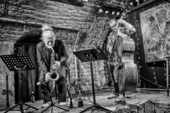Lömsch Lehmann und Mario Fadani im Jazzhaus Heidelberg - Photo: Frank Schindelbeck Jazzfotografie