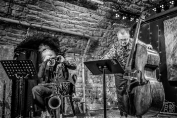 Lömsch Lehmann und Mario Fadani im Jazzhaus Heidelberg - Photo: Frank Schindelbeck Jazzfotografie